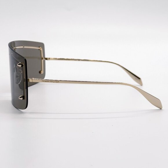 NEW ALEXANDER MCQUEEN AM0412S 002 SHIELD UNISEX SUNGLASSES ALEXANDER MCQUEEN main image 6